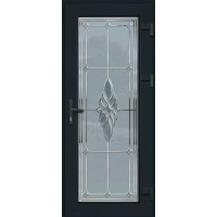 Exterior door with glass K1089FL