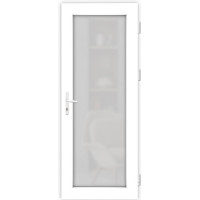 Entry single door with satin glass S111FL