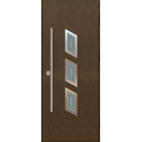 Exterior Single Door with glass  LP002FL