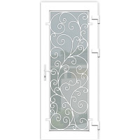 Wrought iron exterior door KR01FL